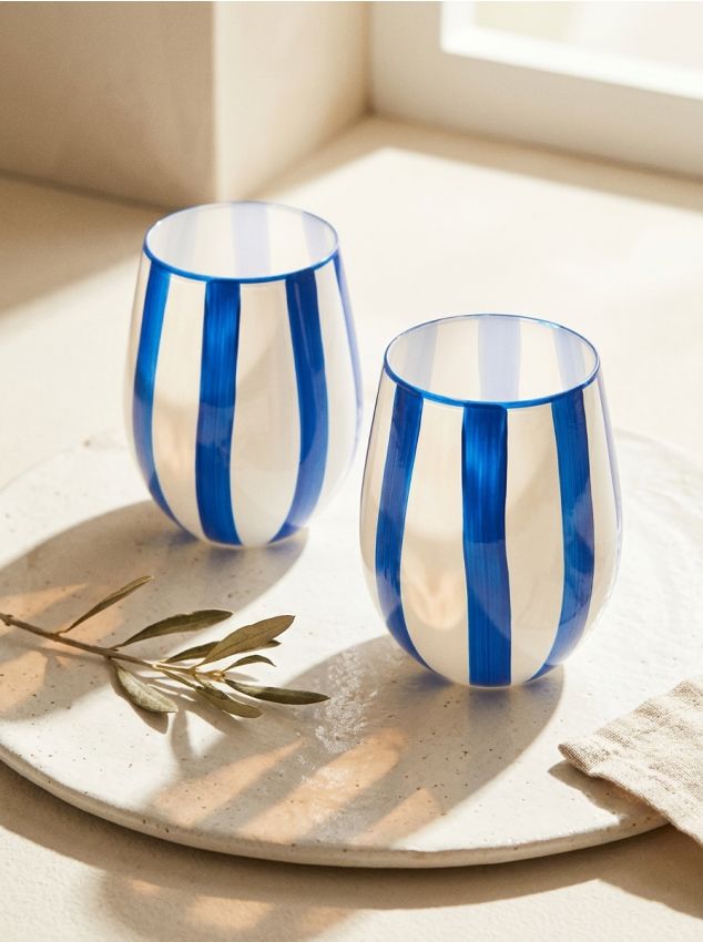 Sinsay - Set de 2 pahare - bleumarin