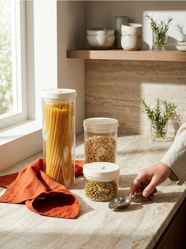 Sinsay - Recipiente pentru alimente 3 bucăți - alb