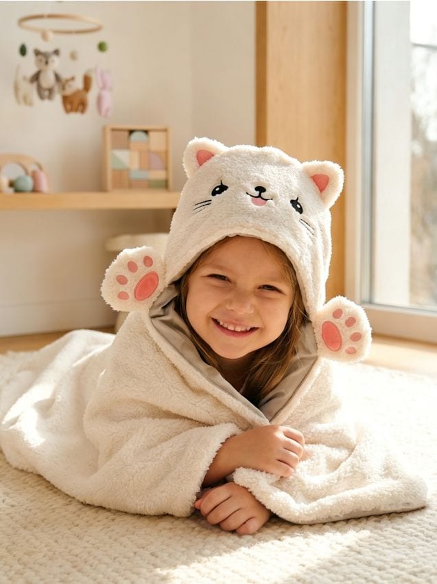 Sinsay - Sac de dormit pentru copii - crem