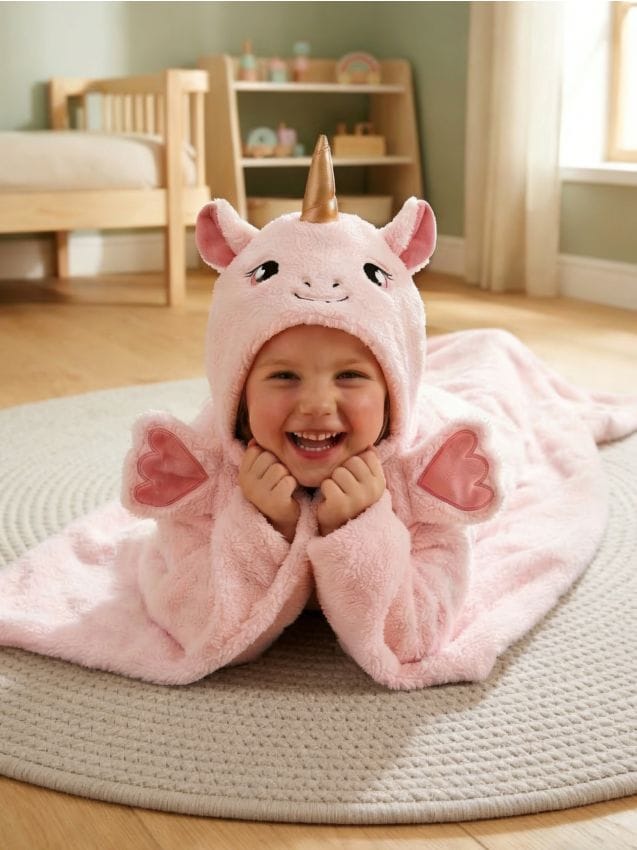 Sinsay - Sac de dormit pentru copii - roz-pastel