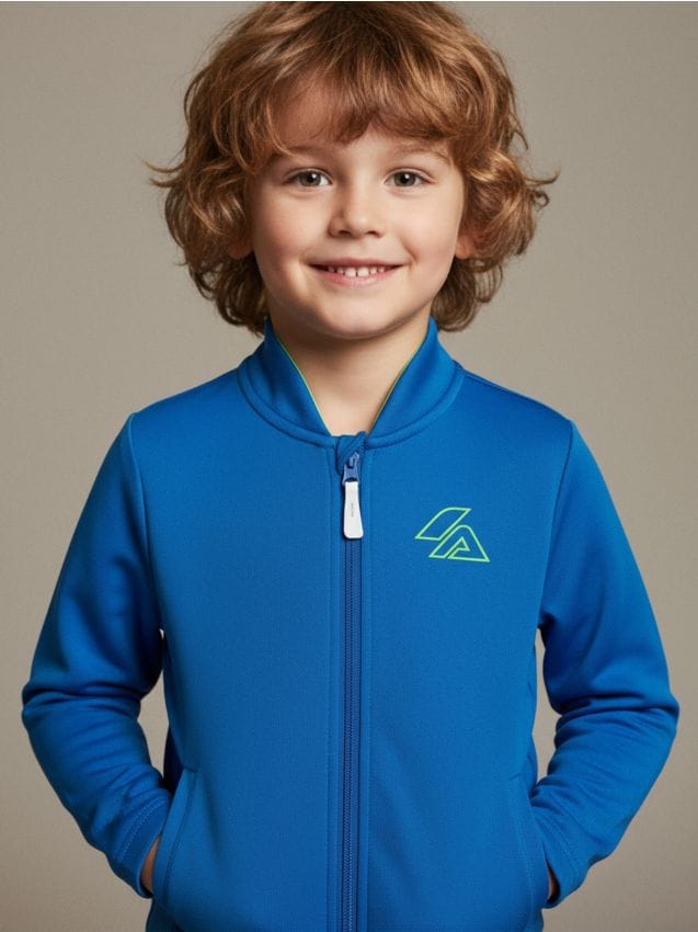 Sinsay - Mikina s reflexnou potlačou Active - modrá