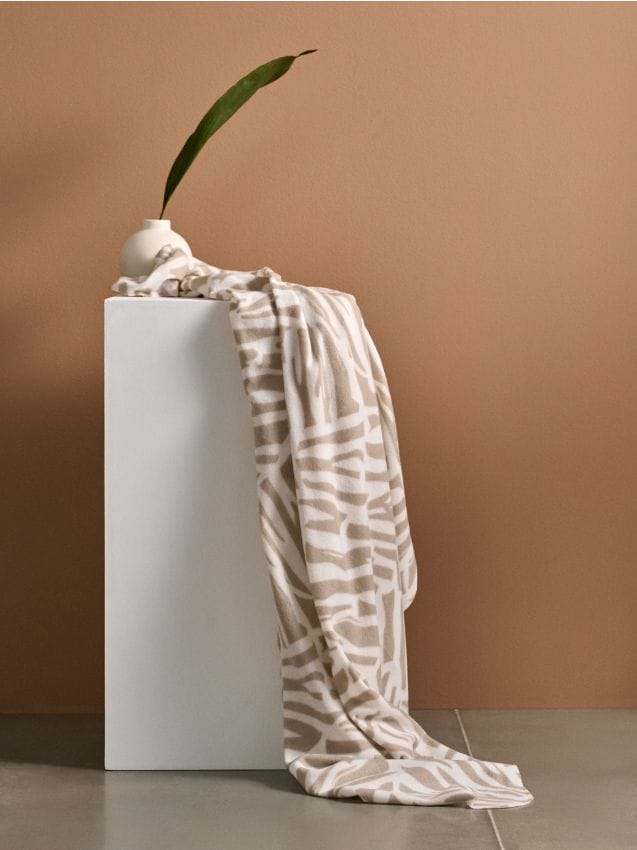 Sinsay - Vzorovaná deka - béžová