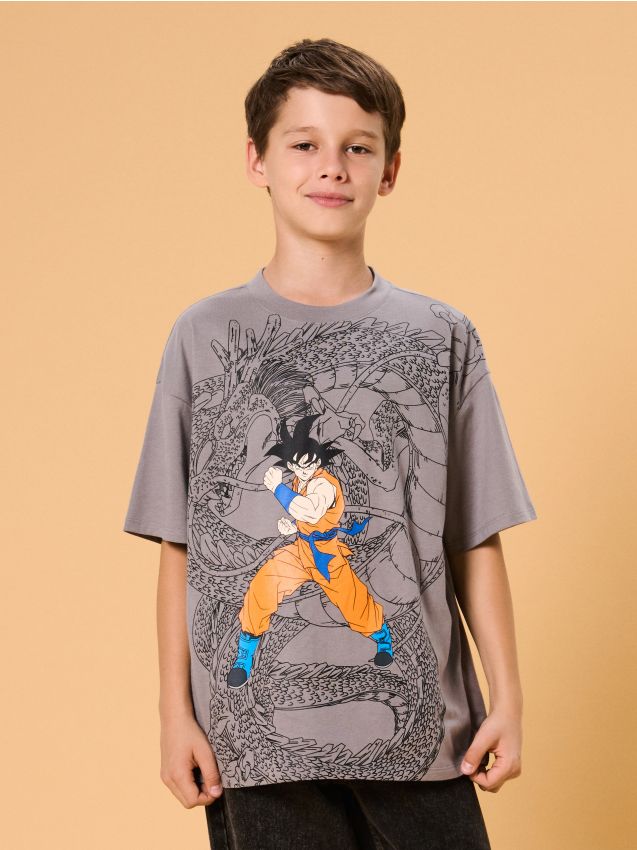 Sinsay - Tričko Dragon Ball - svetlošedá