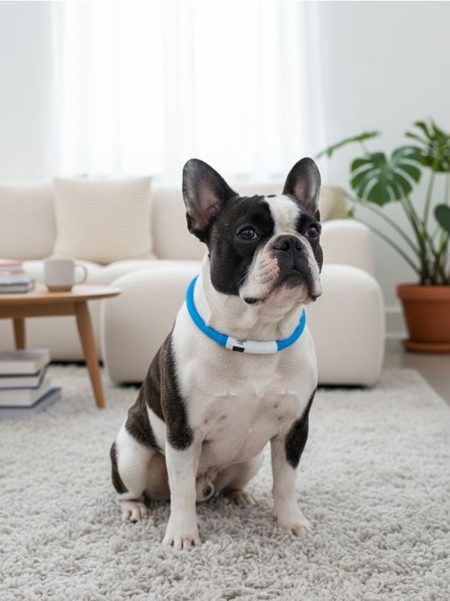 Sinsay - LED obojok pre psov - svetlomodrá