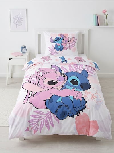 Komplet bawełnianej pościeli Lilo & Stitch