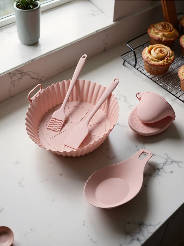 Sinsay - Silikónová sada na pečenie - ružová