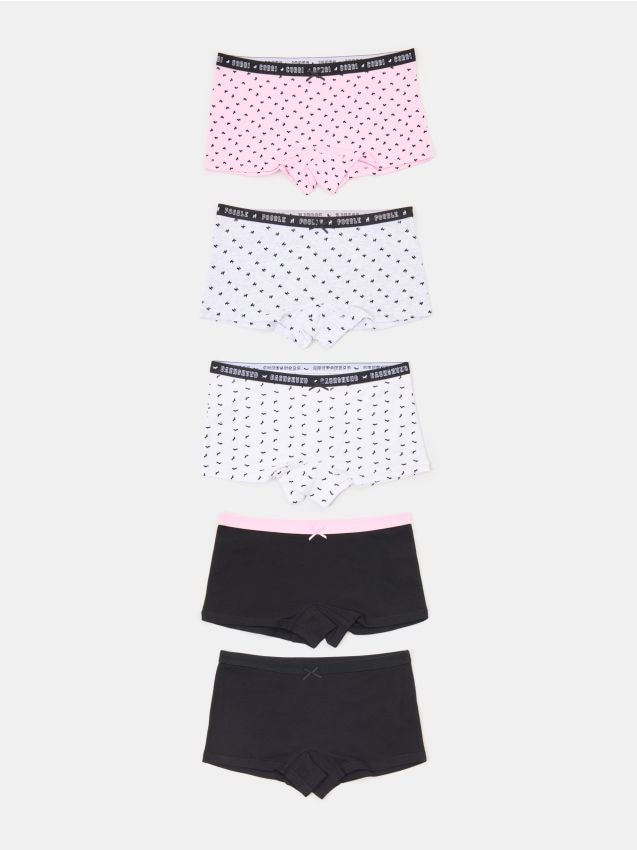 Sinsay - Boxeri din bumbac cu imprimeu câini set de 5 - multicolor