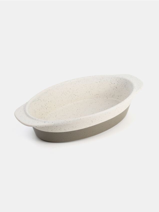 Sinsay - Ceramiczna forma do pieczenia - kremowy