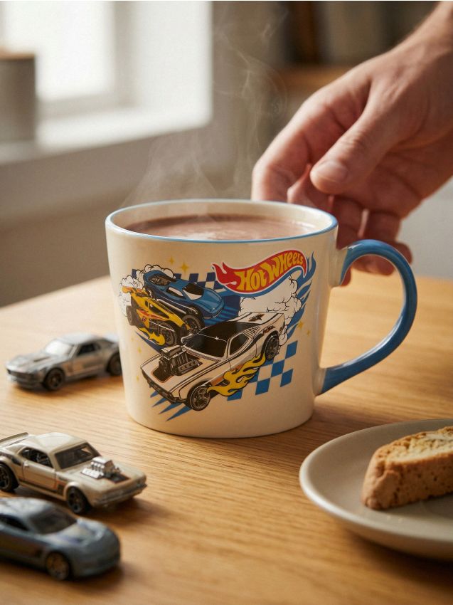 Sinsay - Cană ceramică Hot Wheels - multicolor