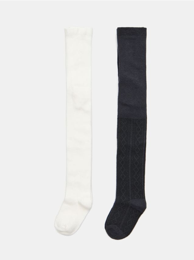 Sinsay - Colanți Din Bumbac 2 Bucăți - multicolor