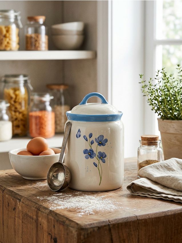 Sinsay - Recipient ceramic pentru alimente - albastru-pal