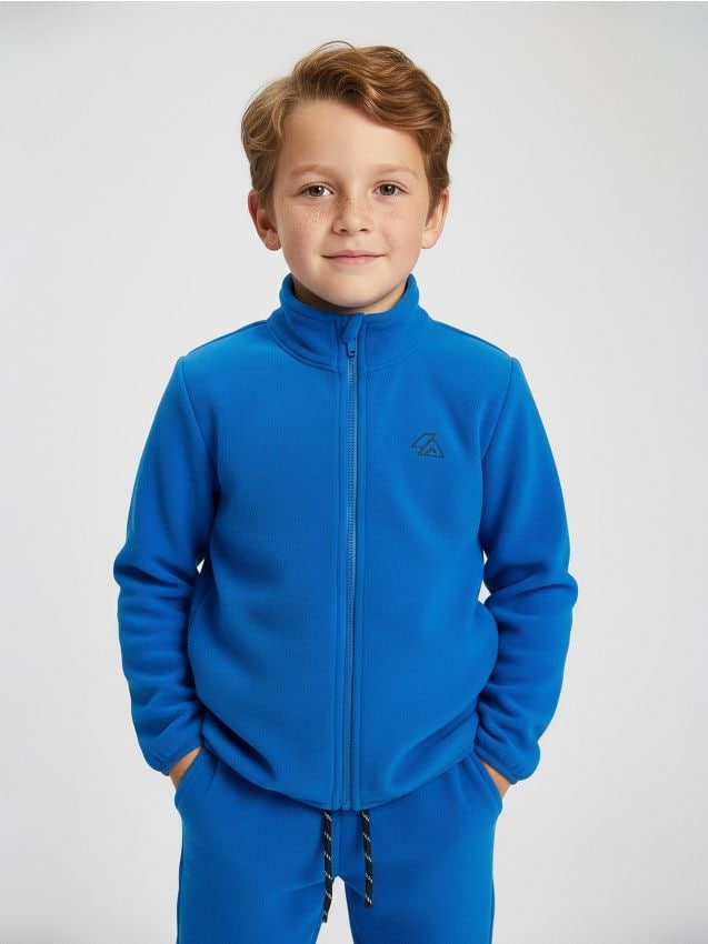 Sinsay - Mikina so stojačikom Active - modrá