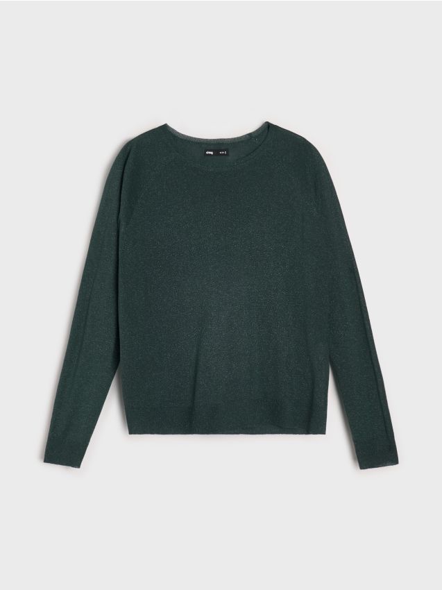 Sinsay Sinsay - Πουλόβερ με μεταλλικό νήμα - κιτρινο πρασινο