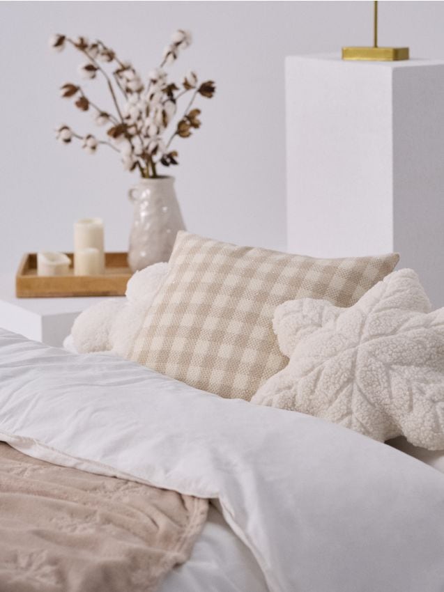 Sinsay - Obliečka na vankúš - biela