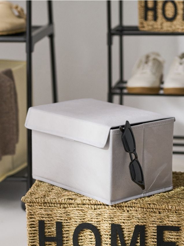 Sinsay - Cutie de depozitare cu capac - gri deschis