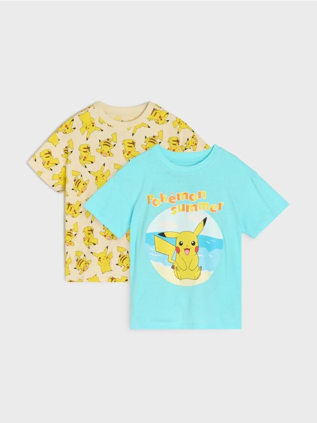 2 marškinėlių pakuotė Pokémon - SINSAY