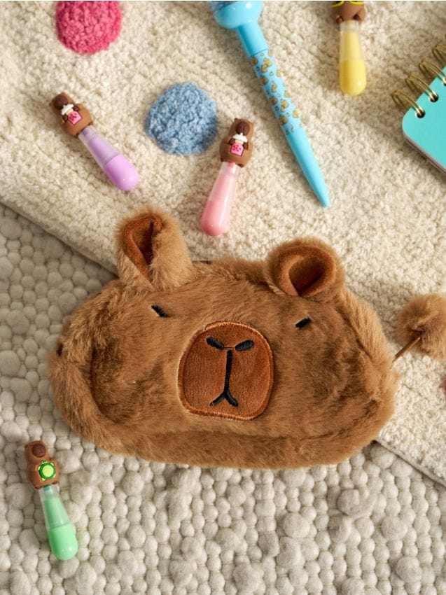 Sinsay - Penar cu motiv de capibară - maro