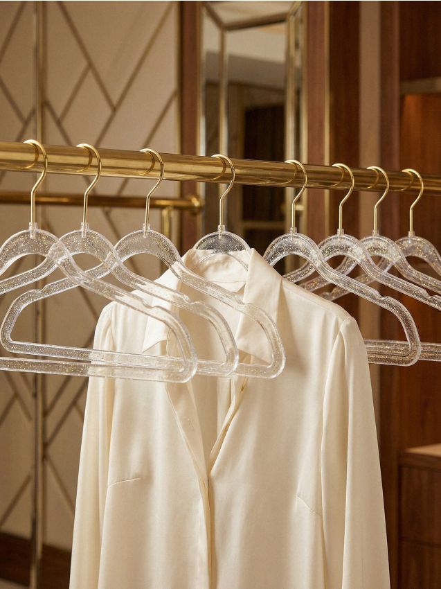 Sinsay - Set de umerașe cu sclipici 8 pack - auriu