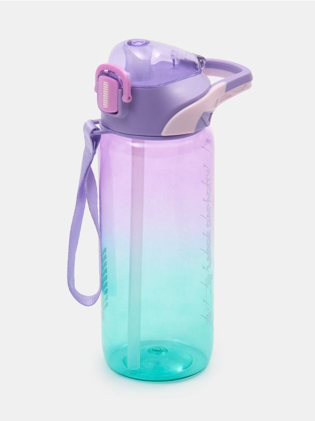 Sinsay - Bidon cu gradație și mâner - roz