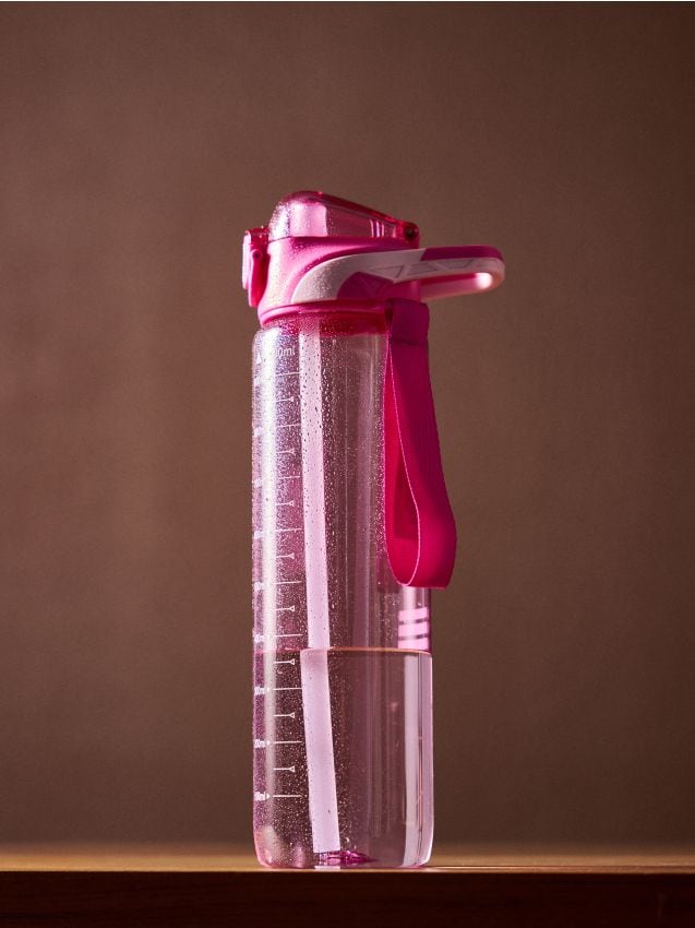 Borraccia con scala graduata e manico Colore rosa - SINSAY - 351HD-30X