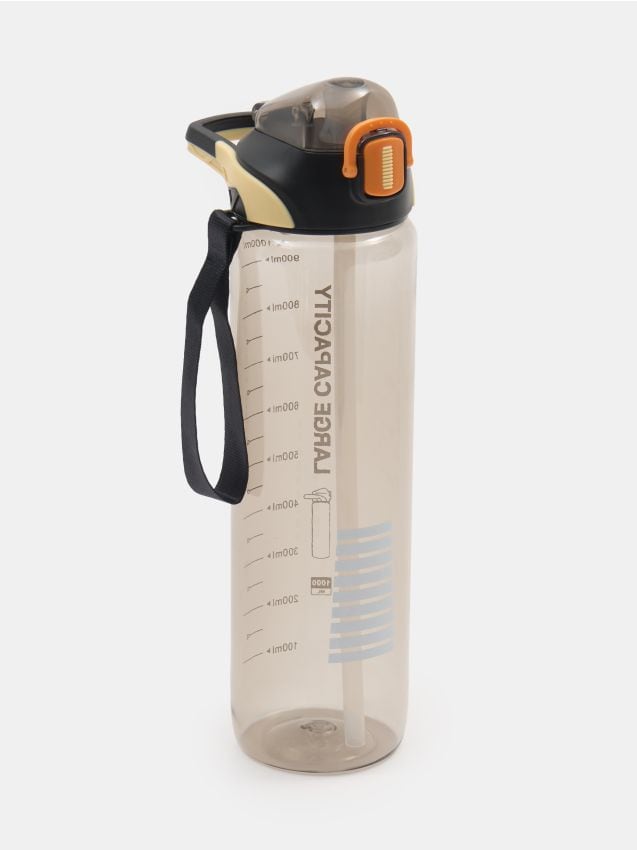 Sinsay - Bidon cu gradație și mâner - negru