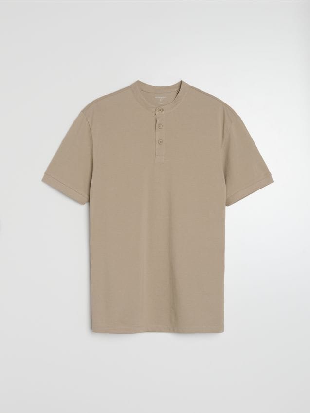 Sinsay - Bawełniana koszulka polo - Inny