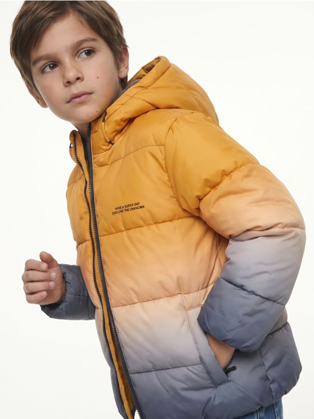 Sinsay - Geacă puffer ombre cu elemente reflectorizante - multicolor