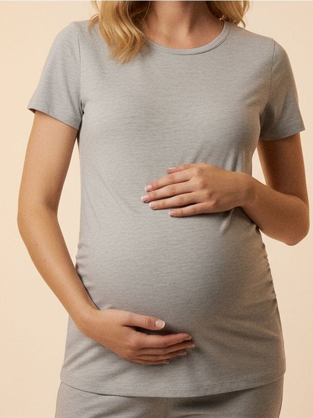 Sinsay - Bavlnené tričko - svetlošedá