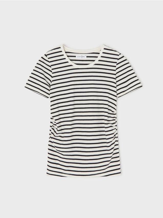 Sinsay - Bavlnené tričko s pásikmi - viacfarebná