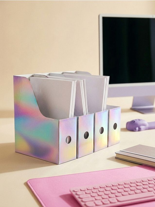 Sinsay - Organizatoare de birou pentru documente 4 pack - multicolor