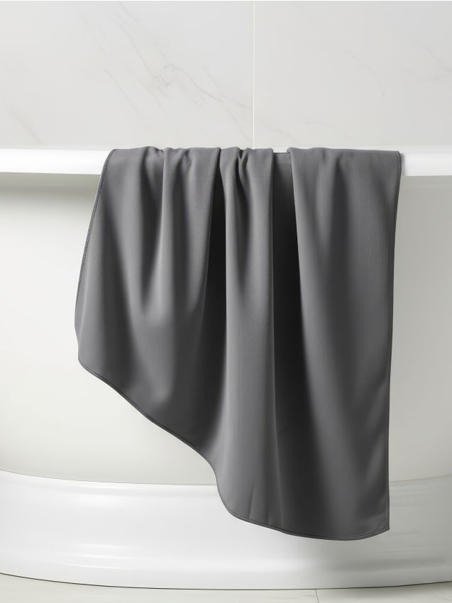 Sinsay Sinsay - Πετσέτα μικροϊνών που στεγνώνει γρήγορα - σκουρο γκρι