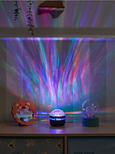 Forgó LED fénygömb