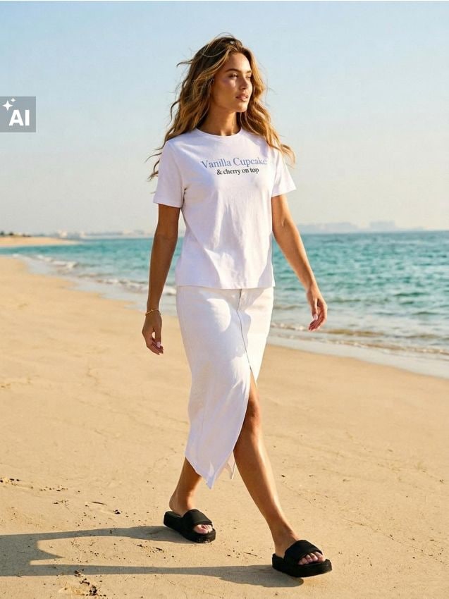 Sinsay - Tricou din bumbac cu inscripție - alb