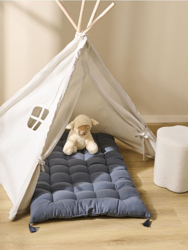 Sinsay - Pernă de podea matlasată - gri-închis