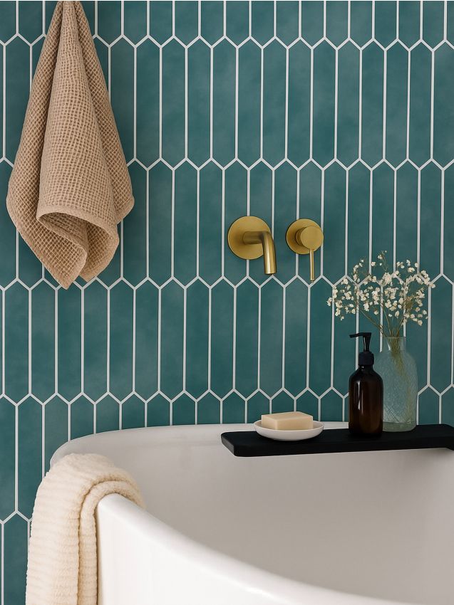 Sinsay - Samolepiace dlaždice, sada 4 kusov - vodová