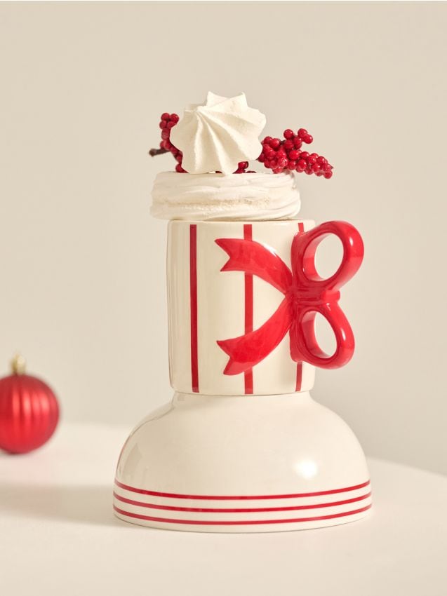 Sinsay - Hrnček s mašľou - červená