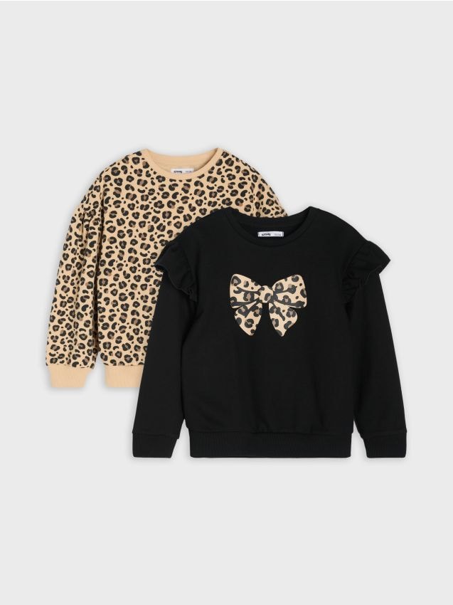 Sinsay - Mikina s okrúhlym výstrihom 2 pack - viacfarebná