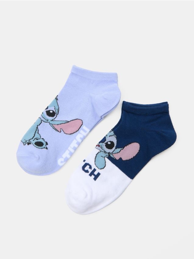 Sinsay - Skarpetki z nadrukiem Lilo & Stitch - wielobarwny