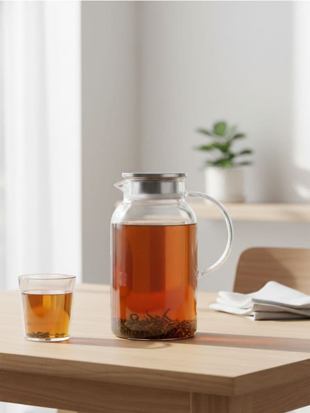 Sinsay - Carafă din sticlă cu capac metalic - clear