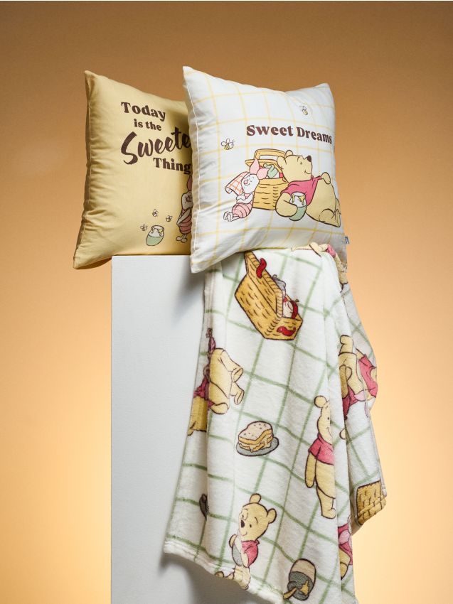 Sinsay - Fețe de pernă, Set de 2 bucăți Winnie the Pooh - portocaliu