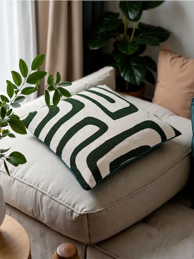 Jastuk sa geometrijskim uzorkom