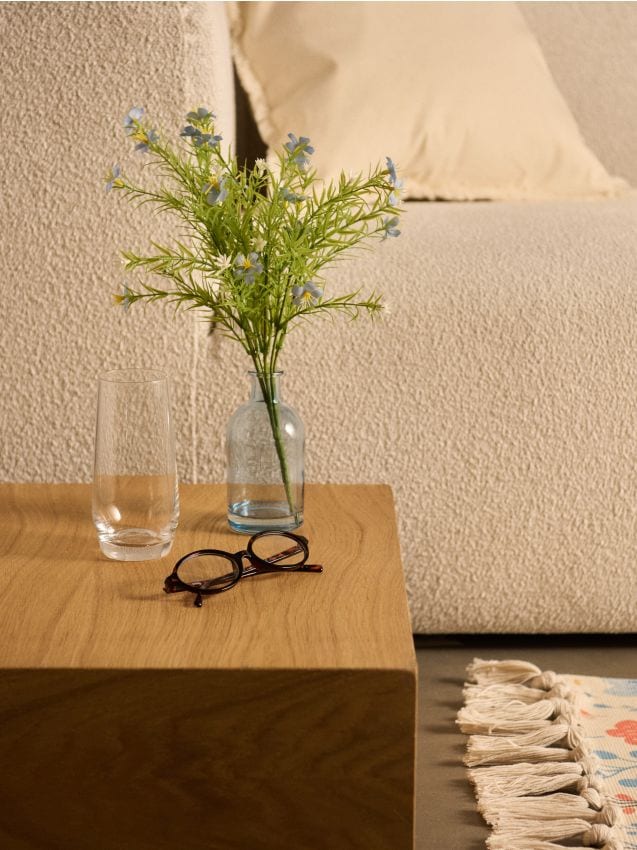Sinsay - Plantă decorativă într-o vază - albastru-pal