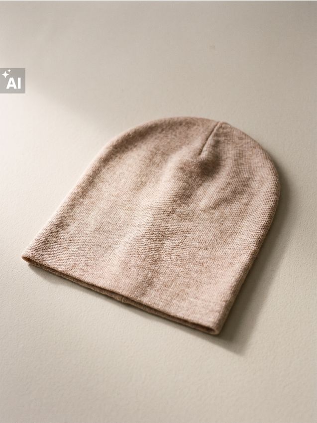 Sinsay - Căciulă Beanie cu Vâscoză - bej
