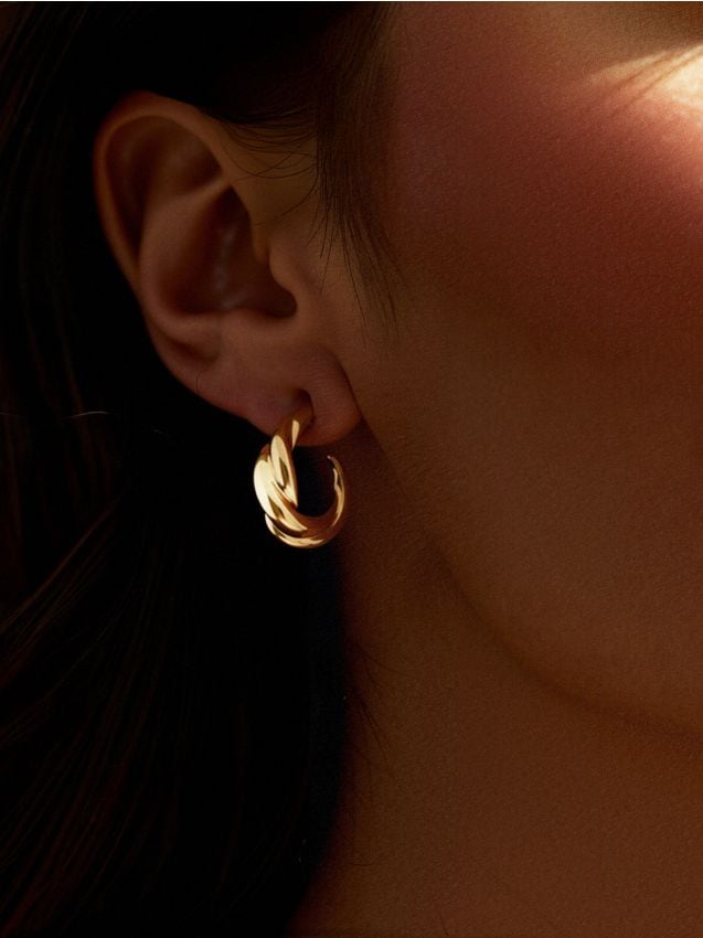 Sinsay - Náušnice - zlatá