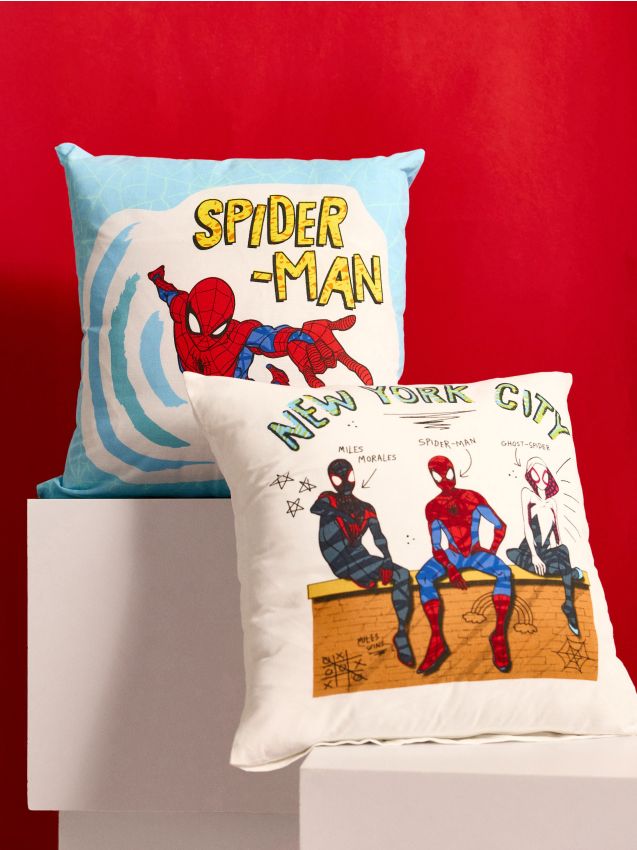 Sinsay - Fețe de pernă din bumbac Spider-Man 2 pack - multicolor