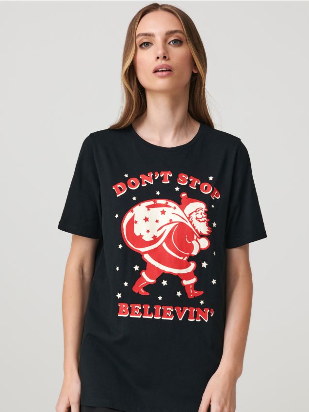 T-shirt con stampa - SINSAY