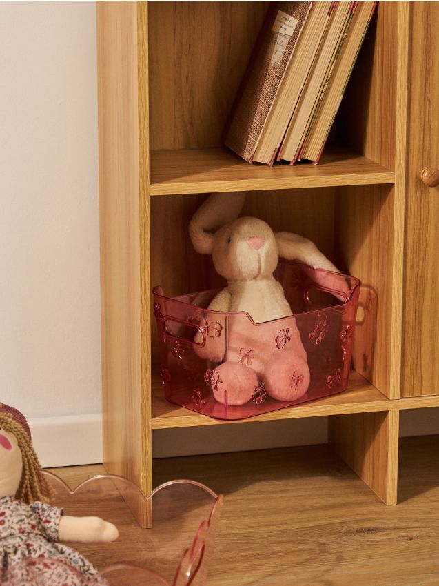 Sinsay - Cutie de depozitare cu motiv de cireșe - roz