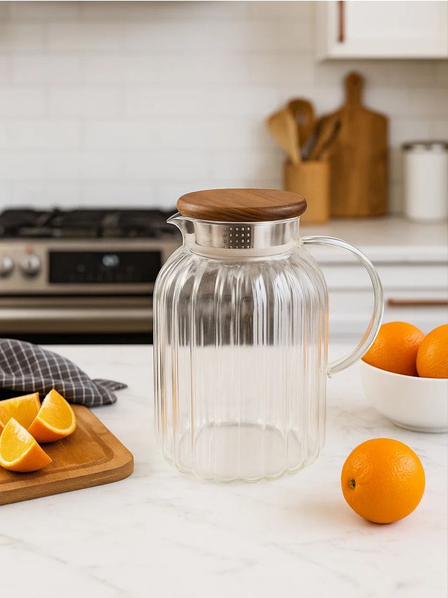 Sinsay - Rýhovaný džbán - clear