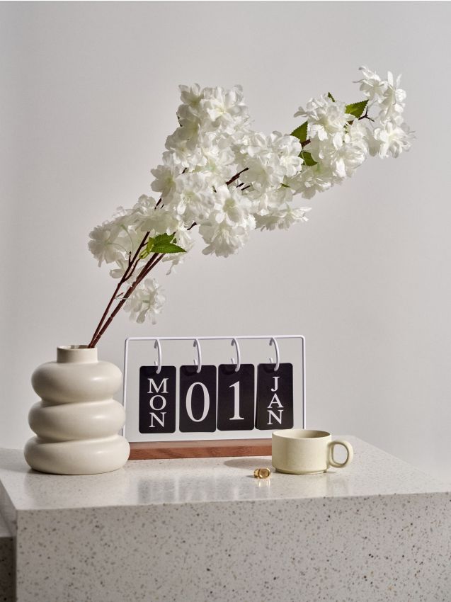 Sinsay - Plantă artificială decorativă - alb