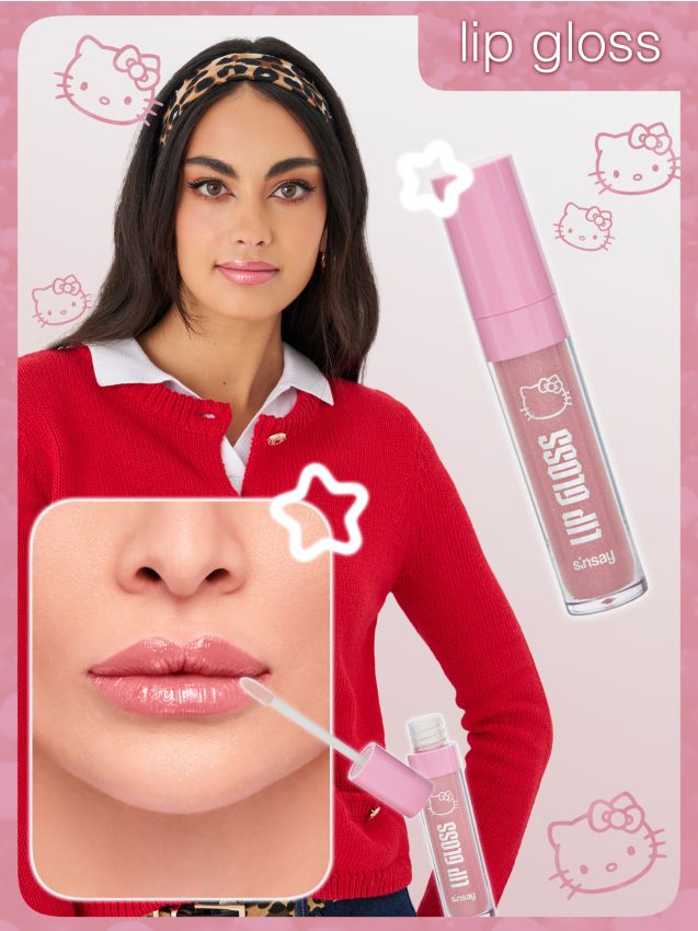 Sinsay - Lesk na pery Hello Kitty - pastelová ružová